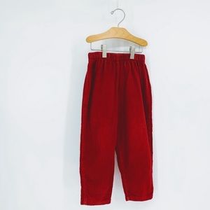 VINTAGE 90’s Pants Wide Leg Streetwear Mulberribush Corduroy Red Gender Neutral
